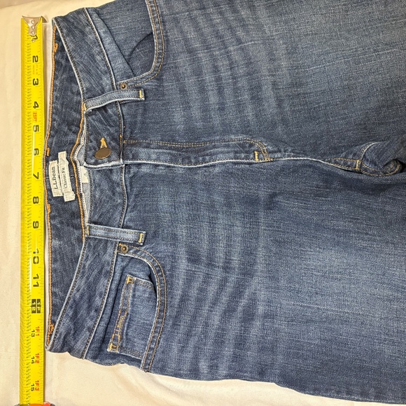 L. L. BEAN Jeans Favorite Fit Women 6R Blue Denim Outdoor RN#71341 - Picture 4 of 13